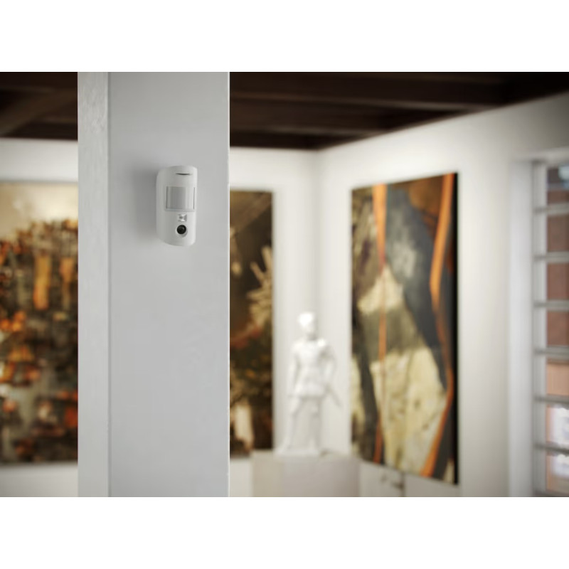 Датчик руху з покращеною фотофіксацією Ajax HDR MotionCam, Jeweller, бездротовий, білий (000054412)