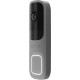 Відеодзвінок Ajax Doorbell, універсальне встановлення, 4 мп, 155° вертикальний 90° горизонтальний, іч 6м, дальнісь виявлення руху 4м, штучний інтелект, wi-fi, grey (000053538)