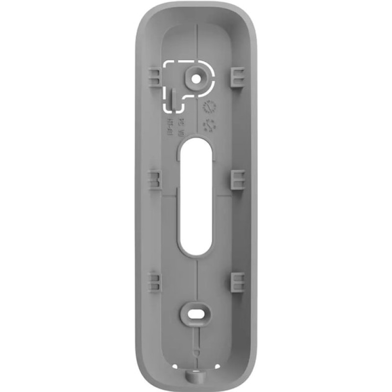 Відеодзвінок Ajax Doorbell, універсальне встановлення, 4 мп, 155° вертикальний 90° горизонтальний, іч 6м, дальнісь виявлення руху 4м, штучний інтелект, wi-fi, grey (000053538)