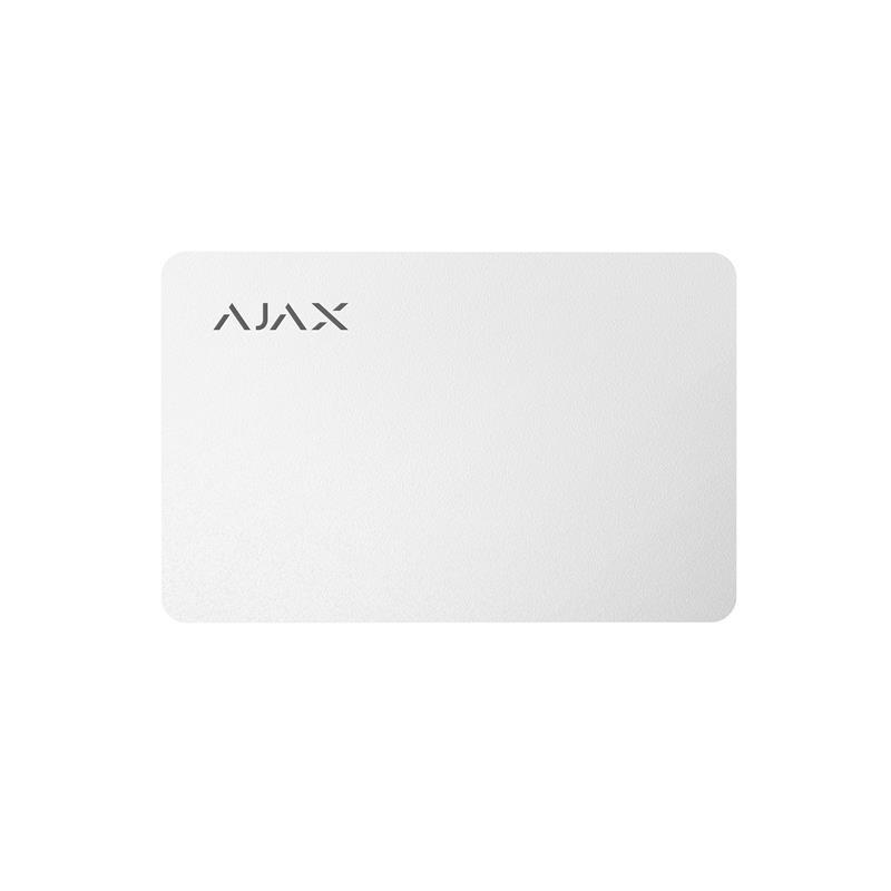 Картка Ajax Pass 1шт, Jeweller, безконтактна, білий (AP1PW)