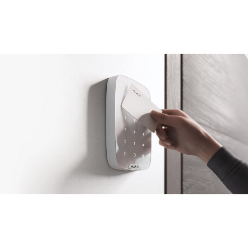 Картка Ajax Pass 1шт, Jeweller, безконтактна, білий (AP1PW)