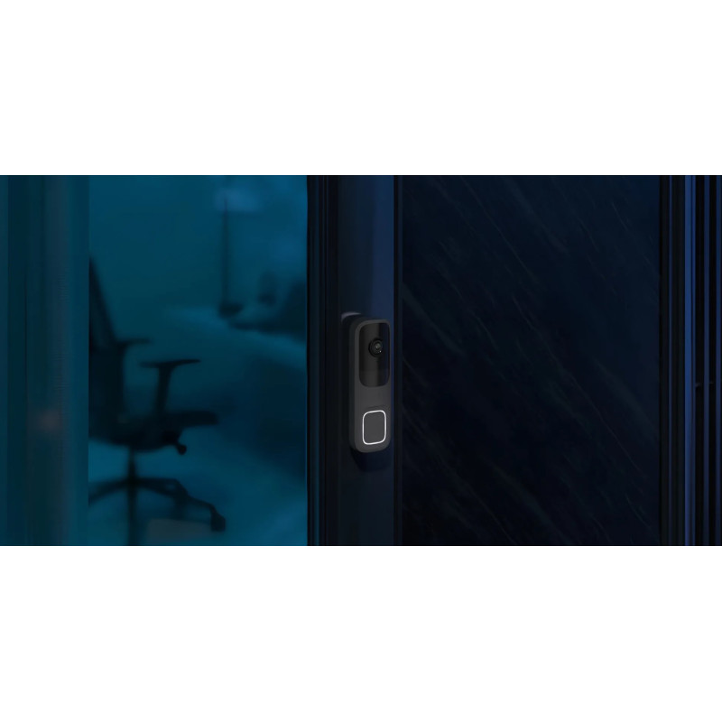 Відеодзвінок Ajax Doorbell, універсальне встановлення, 4 мп, 155° вертикальний 90° горизонтальний, іч 6м, дальнісь виявлення руху 4м, штучний інтелект, wi-fi, graphite (000053537)