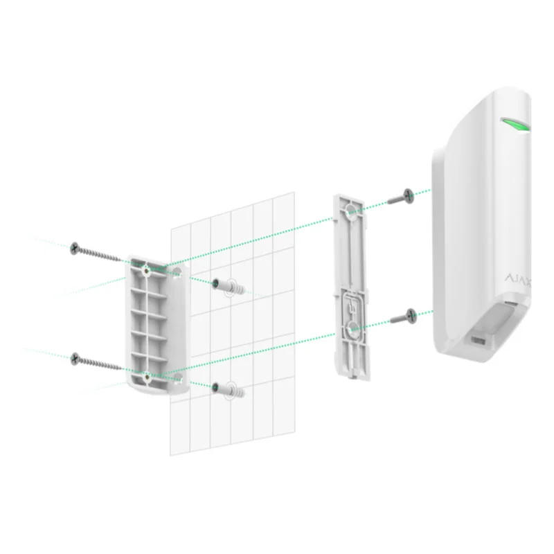 Кріплення Smartbracket для Ajax MotionProtect Curtain, білий (000021580)