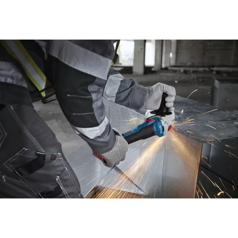 BOSCH Шліфмашина кутова акумуляторна GWS 18V-8 125мм 18В 2x4А·год 0-11000об·хв 1.7кг кейс ЗПGAL 18V-40 (06019N9020)