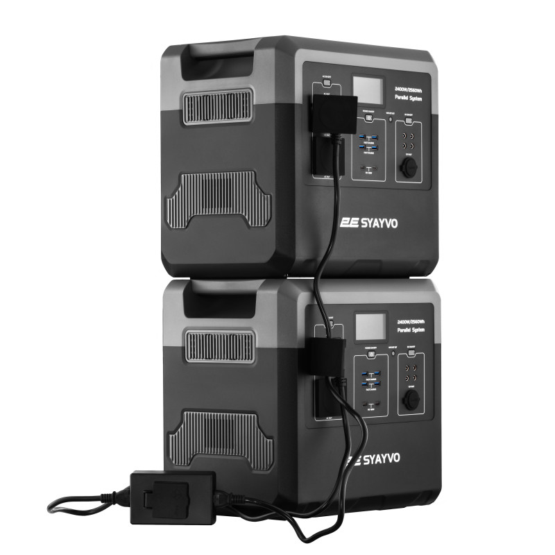 Портативна електростанція 2Е Syayvo 2400 Вт, 2560 Вт/год, WiFi/BT, паралельне підключення, швидка зарядка (2E-PPS24256)