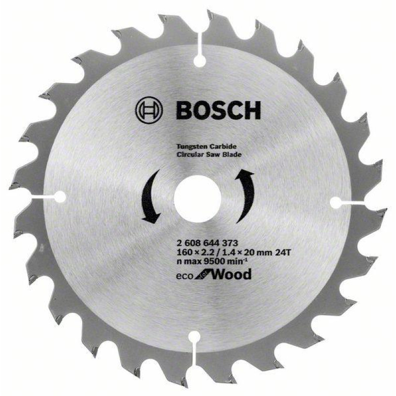 BOSCH Диск пиляльний Eco for WO 160x20/16-24T (2608644373)