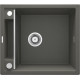 Deante Мийка кухонна Magnetic, граніт, квадрат, без крила, 560х500х219мм, чаша - 1, врізна, антрацит (ZRM_T103)