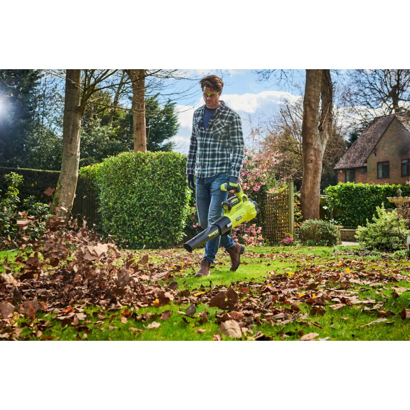 Повітродув садовий акумуляторний Ryobi Max Power RY36BLXA-140P 36В акб 1х4А·год ЗП 176км/год 3.5кг (5133005418)