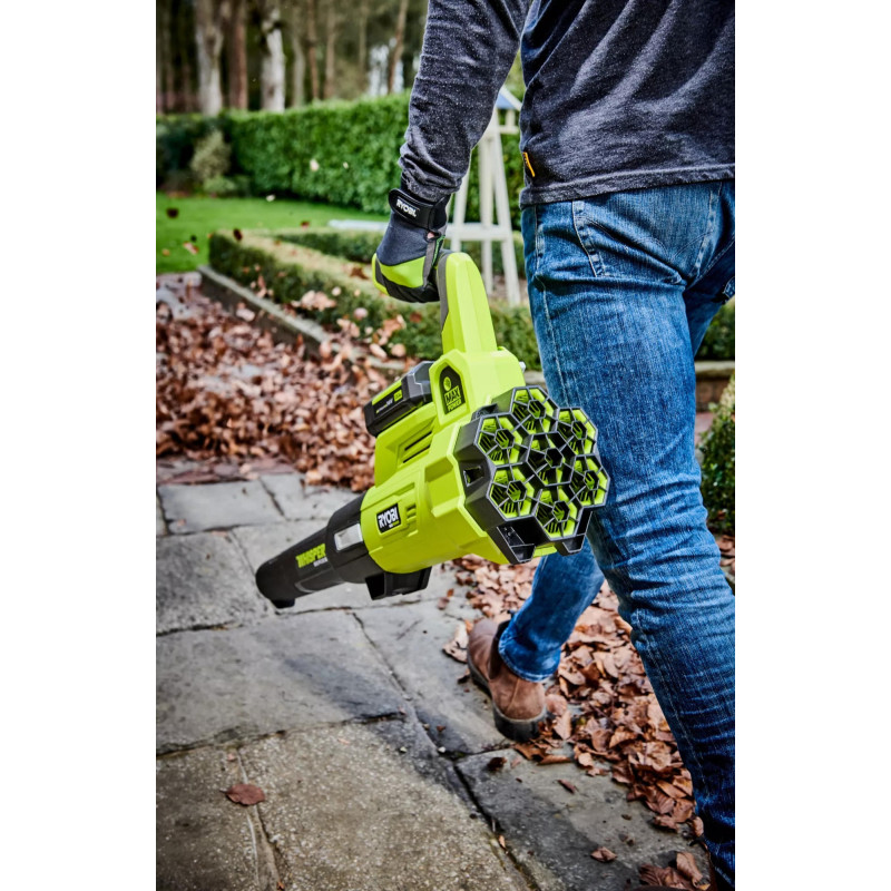 Повітродув садовий акумуляторний Ryobi Max Power RY36BLXA-140P 36В акб 1х4А·год ЗП 176км/год 3.5кг (5133005418)