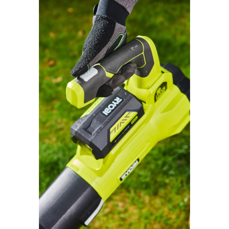 Повітродув садовий акумуляторний Ryobi Max Power RY36BLXA-140P 36В акб 1х4А·год ЗП 176км/год 3.5кг (5133005418)