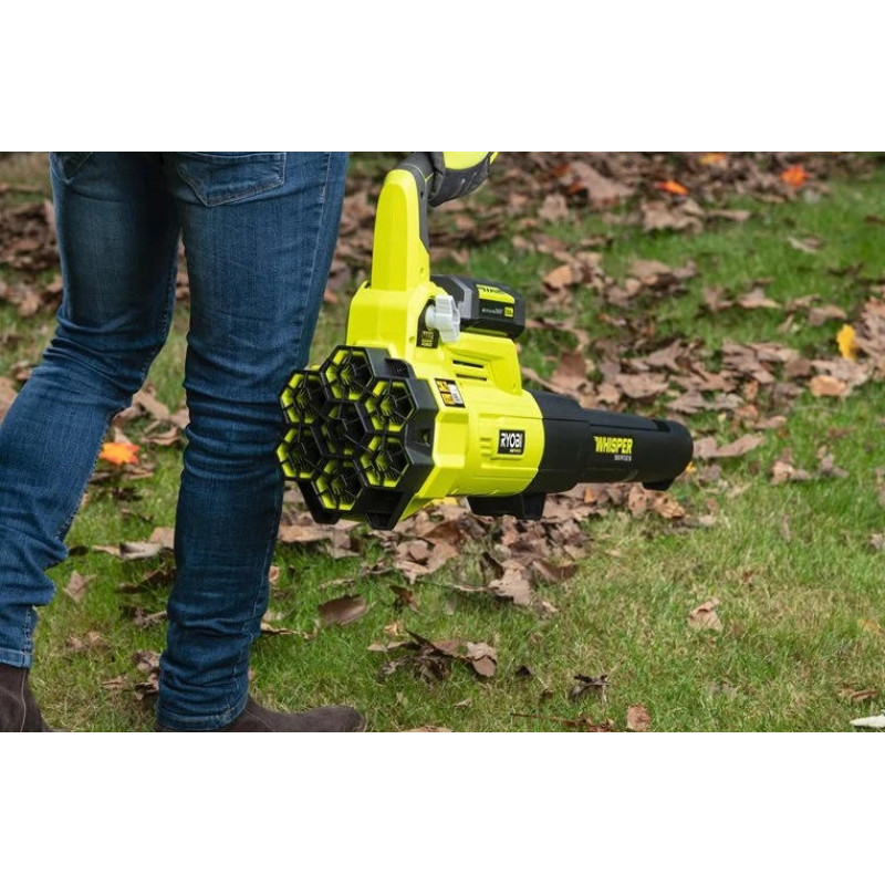 Повітродув садовий акумуляторний Ryobi Max Power RY36BLXA-140P 36В акб 1х4А·год ЗП 176км/год 3.5кг (5133005418)