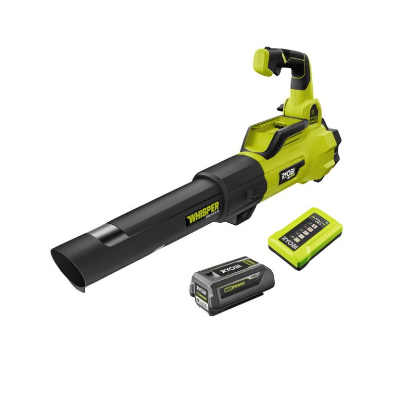 Повітродув садовий акумуляторний Ryobi Max Power RY36BLXA-140P 36В акб 1х4А·год ЗП 176км/год 3.5кг (5133005418)
