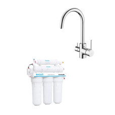 Deante Комплект змішувача для кухні з фільтром зворотного осмосу Ecosoft Standard (BCH_064M_PROMOSET) (BCH_064M_PROMOSET)