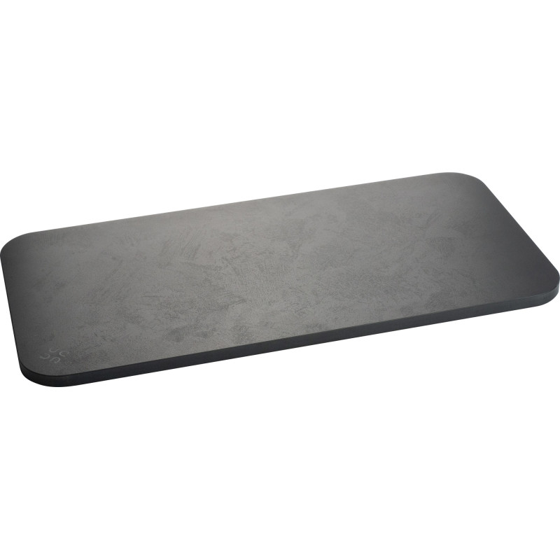 Deante Мийка кухонна Momi, граніт, квадрат, без крила, 500х440х230мм, чаша - 1, універсальна, антрацит + кухонна дошка (ZKM_T10A)