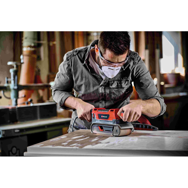 Einhell Шліфмашина стрічкова TE-BS 850 E, 850 Вт, 75х533 мм, кабель 3 м, 3.33 кг (4466245)