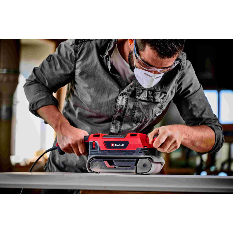Einhell Шліфмашина стрічкова TE-BS 850 E, 850 Вт, 75х533 мм, кабель 3 м, 3.33 кг (4466245)