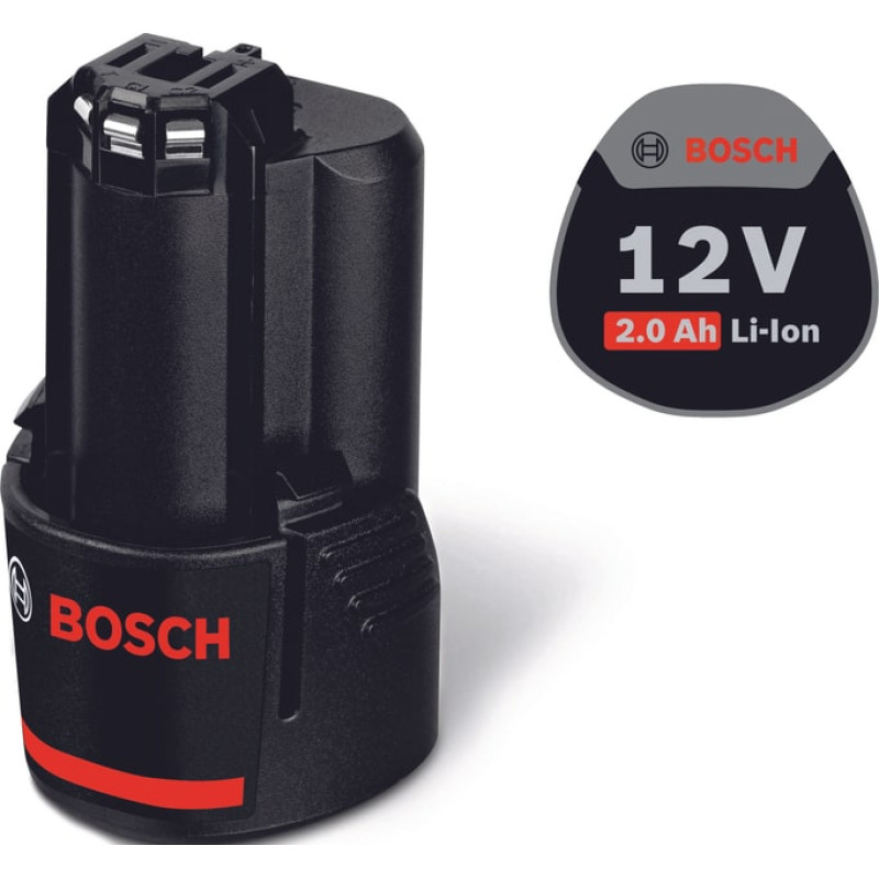 BOSCH Шурупокрут-дриль акумуляторний GSR 12V-15 2х2А·год 30Нм 400·1300об·хв 0.89кг GAL 12V-20 + набір ручного інструменту (060186810R)