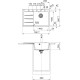 Franke Мийка кухонна Centro, фраграніт, прямокутник, з крилом, 780х500х200мм, чаша - 1, врізна, CNG 611-78 TL, сірий камінь (1140630477)