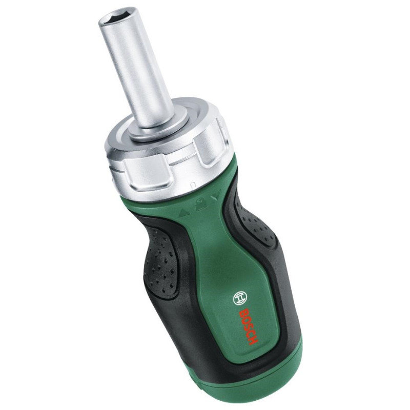 BOSCH Викрутка з тріскачкою, 6 насадок, руків'я TPR (PZ1,PZ2,PH2,SL4,TX25,HEX5), 111мм, сталь CrV (1600A032UZ)