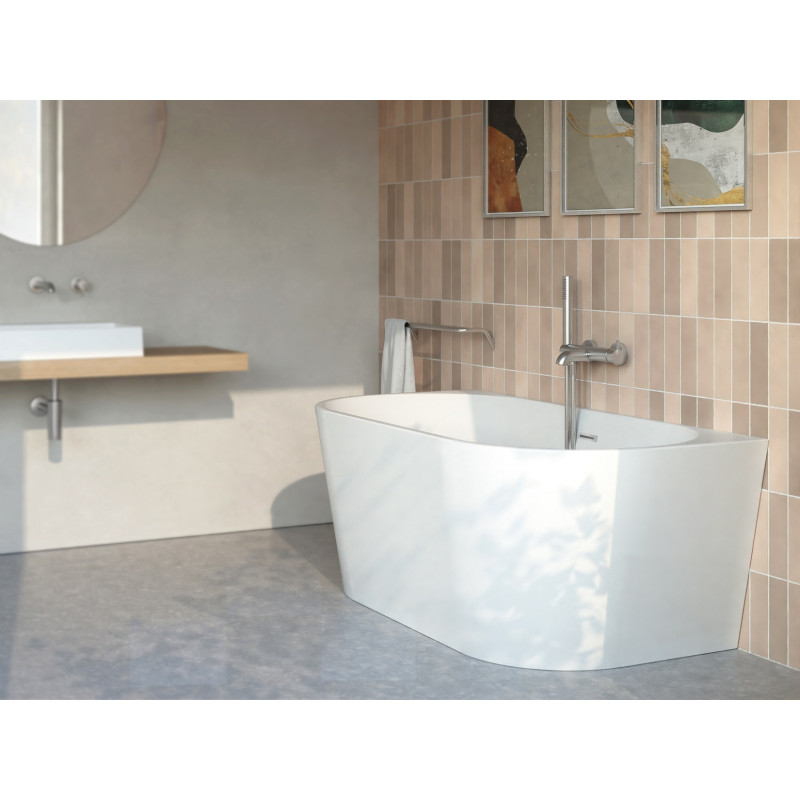 Deante Душовий набір Silia зі змішувачем для ванни, лійка, кріпл. - настінний, матова сталь (BQS_F11M)