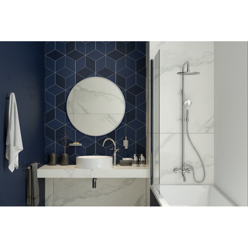 Deante Дозатор для мила, настінний Round, 200мл, хром (ADR_0421)