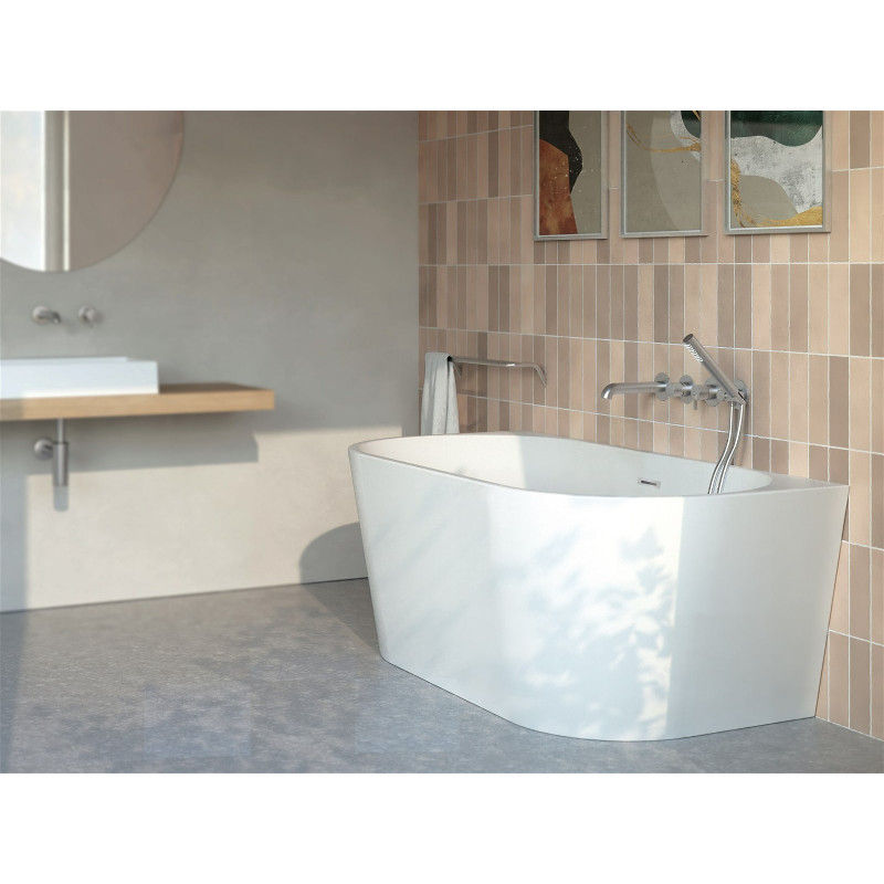 Deante Душовий набір Silia зі змішувачем для ванни, лійка, кріпл. - прихованого монтажу, матова сталь (BQS_F18P)