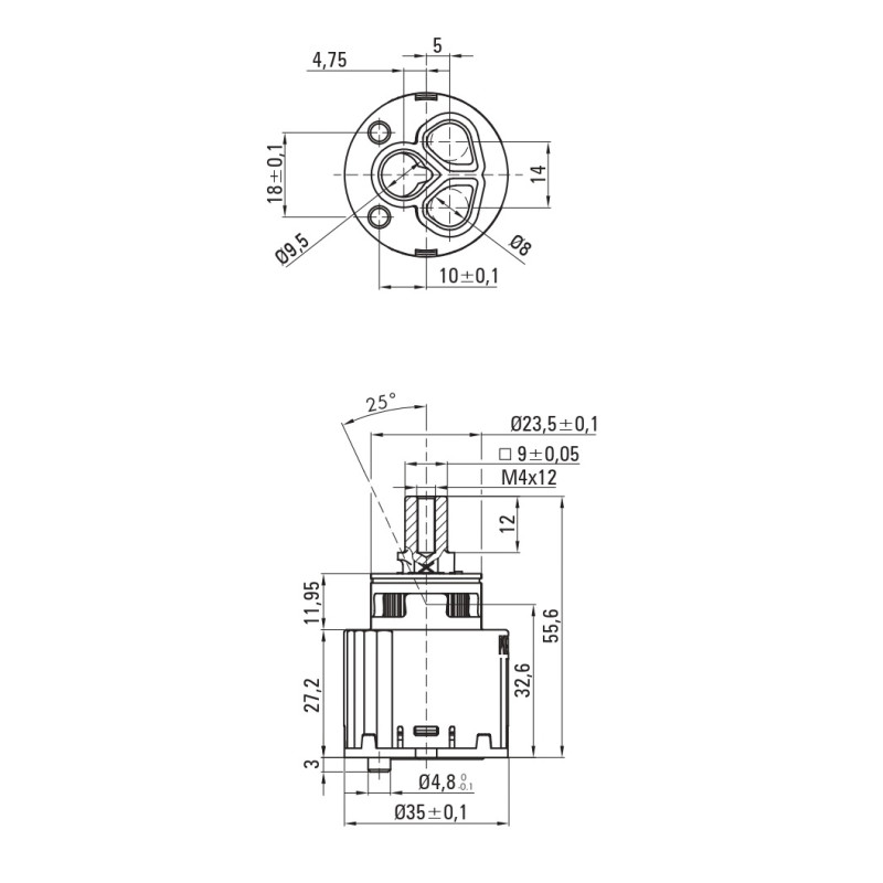 Deante Душовий набір Silia зі змішувачем для ванни, лійка, кріпл. - прихованого монтажу, матова сталь (BQS_F18P)