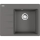 Franke Мийка кухонна Centro, фраграніт, прямокутник, з крилом, 620х500х200мм, чаша - 1, врізна, CNG 611-62 TL, сірий камінь (1140630461)