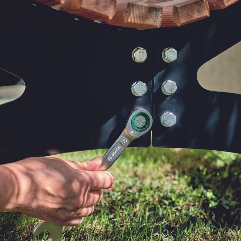 BOSCH Ключі комбіновані , набір 8шт, 6-19мм (1600A027PS)