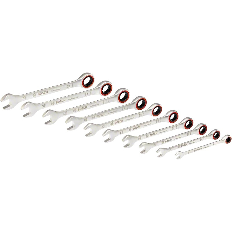 BOSCH Ключі комбіновані , набір 10шт, 6-19мм (1600A02AU0)
