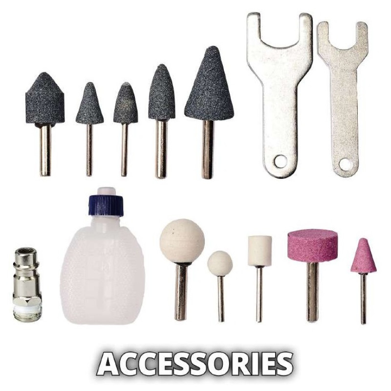 Einhell Шліфмашина пряма TC-PP 220 пневматична , 6.3бар, 142 л/хв, 0.61кг (4138540)