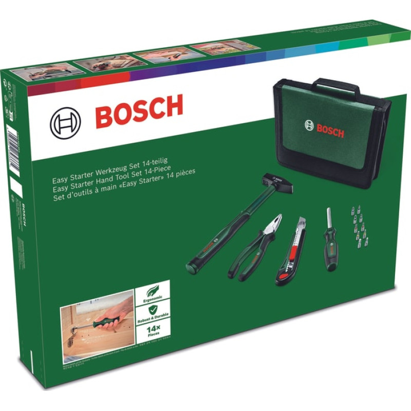 BOSCH Набір інструментів Easy Starter, 14шт, універсальних (1600A02BY3)