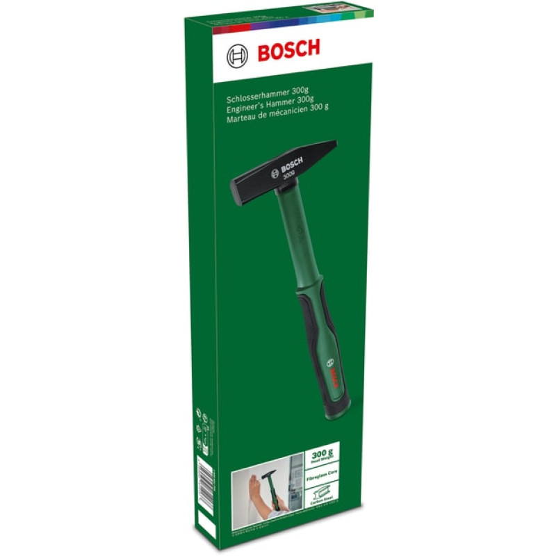 BOSCH Молоток слюсарний 600г руків'я резина (1600A027PH)