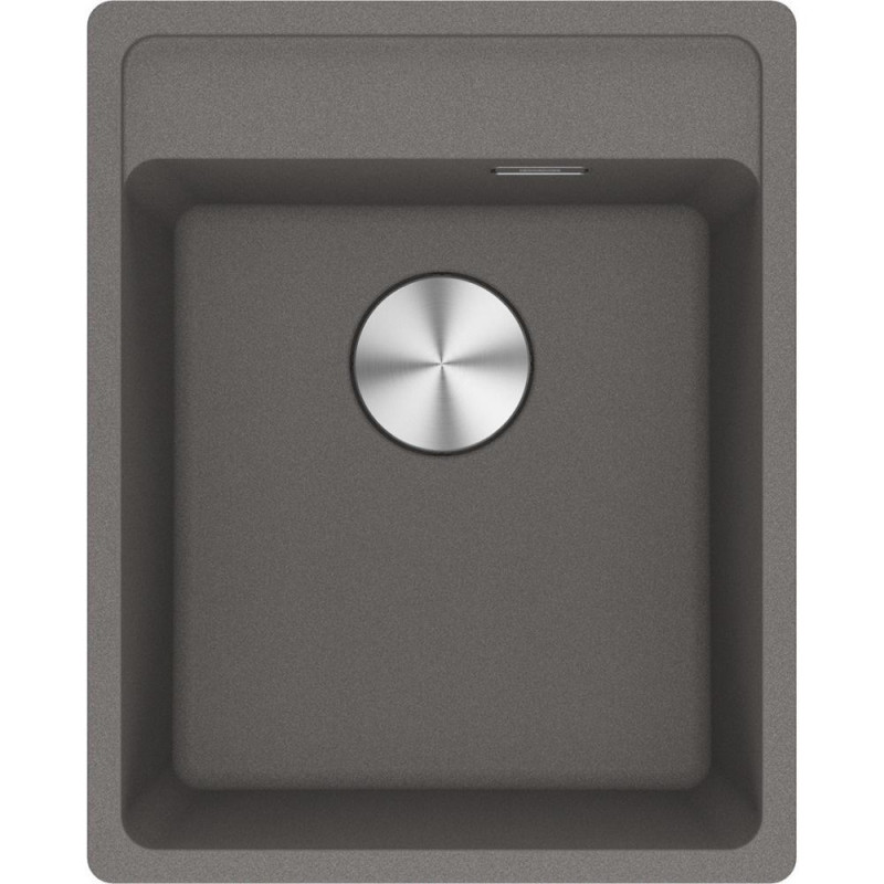 Franke Мийка кухонна Maris, фраграніт, прямокутник, без крила, 410х510х200мм, чаша - 1, врізна, MRG 610-72 TL, сірий камінь (1140668862)