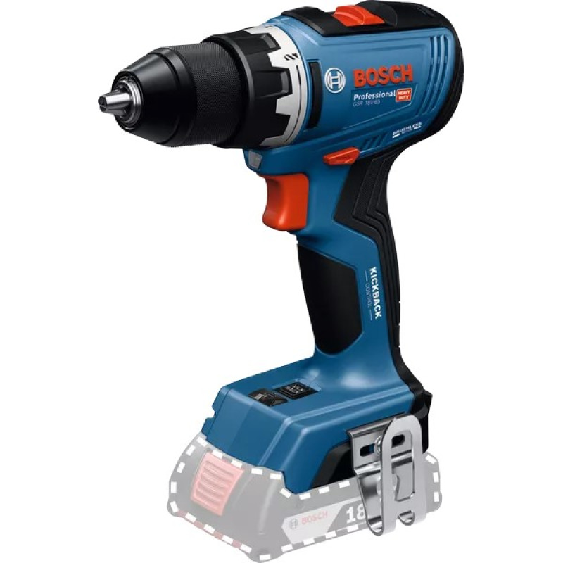 BOSCH Шурупокрут-дриль акумуляторний GSR 18V-6518В 31·63Нм 0-550·0-2100об·хв 1.06кг (06019N3200)