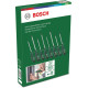 BOSCH Викрутка набір 8шт, SL 4, 6.5 мм, PH1х100 мм, PH2х125 мм, PZ1х100 мм, PZ2х125 мм, Т20х100, Т25х100 (1600A02BX8)
