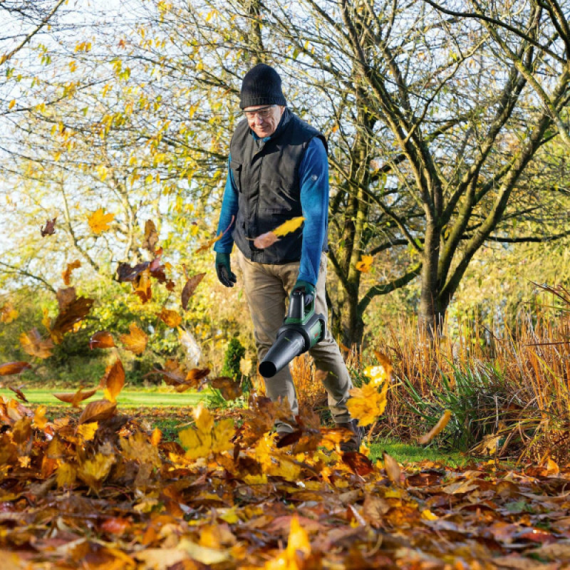 BOSCH Повітродув садовий акумуляторний AdvancedLeafBlower 36V-750 200км/год 2.8кг без АКБ і ЗП (06008C6001)