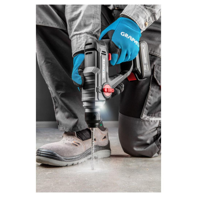 Graphite Перфоратор акумуляторний 18В SDS-Plus 0.8Дж 1.2кг без АКБ та ЗП (58G009)