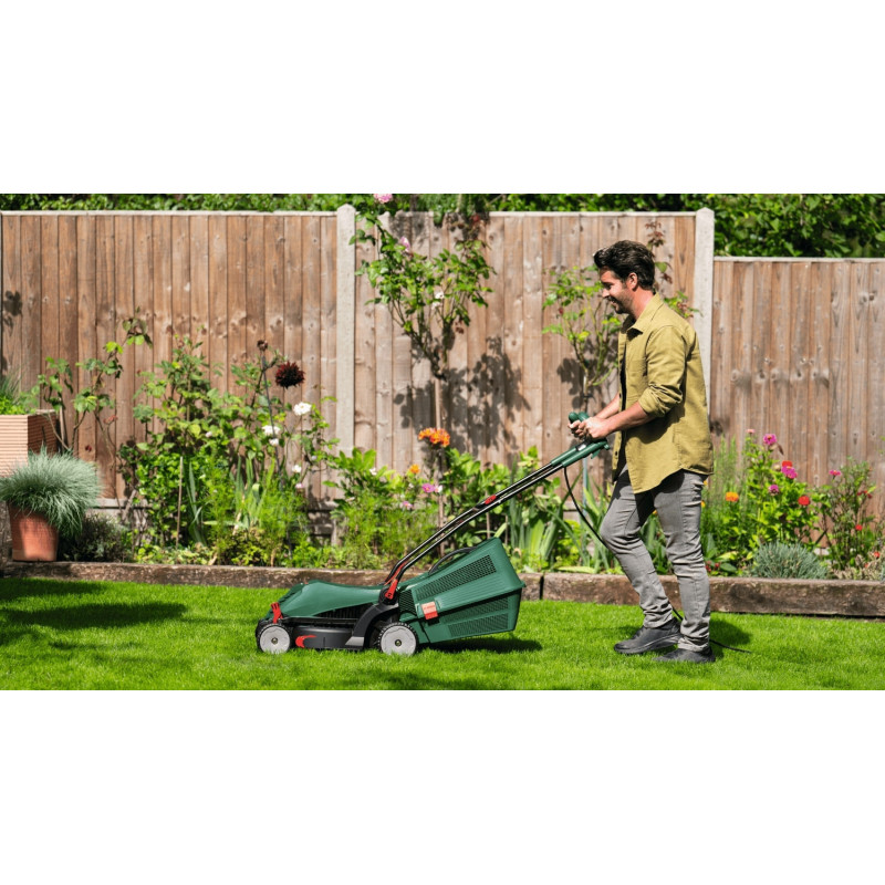 BOSCH Газонокосарка мережева UniversalRotak 37-555 1400Вт 37см 40л 27-50мм 15.5кг (06008A6501)