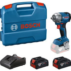 BOSCH Гайковерт ударний GDS 18V-350 18В 2x4А·год до 3400об·хв 85/200/350Нм квадрат 1/2" ЗП GAL 18V-20 кейс 1.1кг (06019M5021)