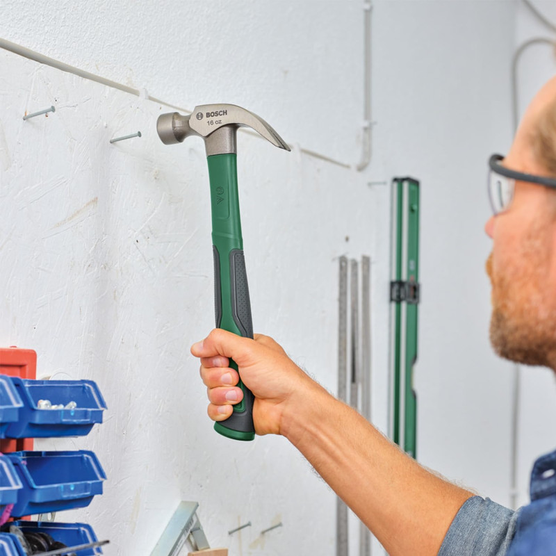 BOSCH Молоток слюсарний 450г 33см руків'я скловолокно (1600A02ZA2)