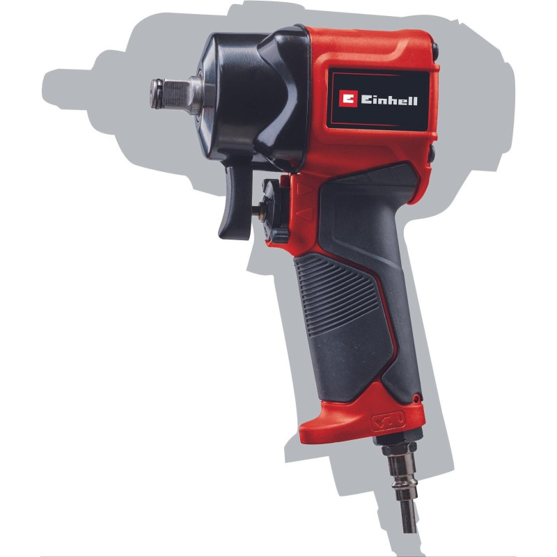 Einhell Гайковерт пневматичний TC-PW 610 Compact, 610Нм, 6.3бар, 142л/хв, М14, 3 головки, кейс, 1.14кг (4138965)