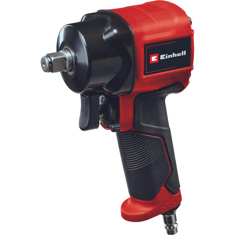 Einhell Гайковерт пневматичний TC-PW 610 Compact, 610Нм, 6.3бар, 142л/хв, М14, 3 головки, кейс, 1.14кг (4138965)