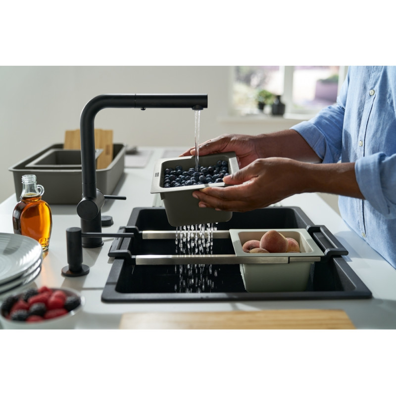 Franke Набір аксесуарів All In 4, міні-коландер, ємність для зберігання, 2 дошки, утримувач, килимок-сушарка (1120655488)