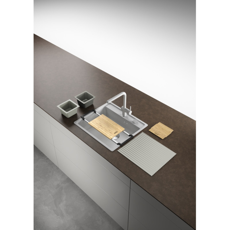 Franke Набір аксесуарів All In 4, міні-коландер, ємність для зберігання, 2 дошки, утримувач, килимок-сушарка (1120655488)