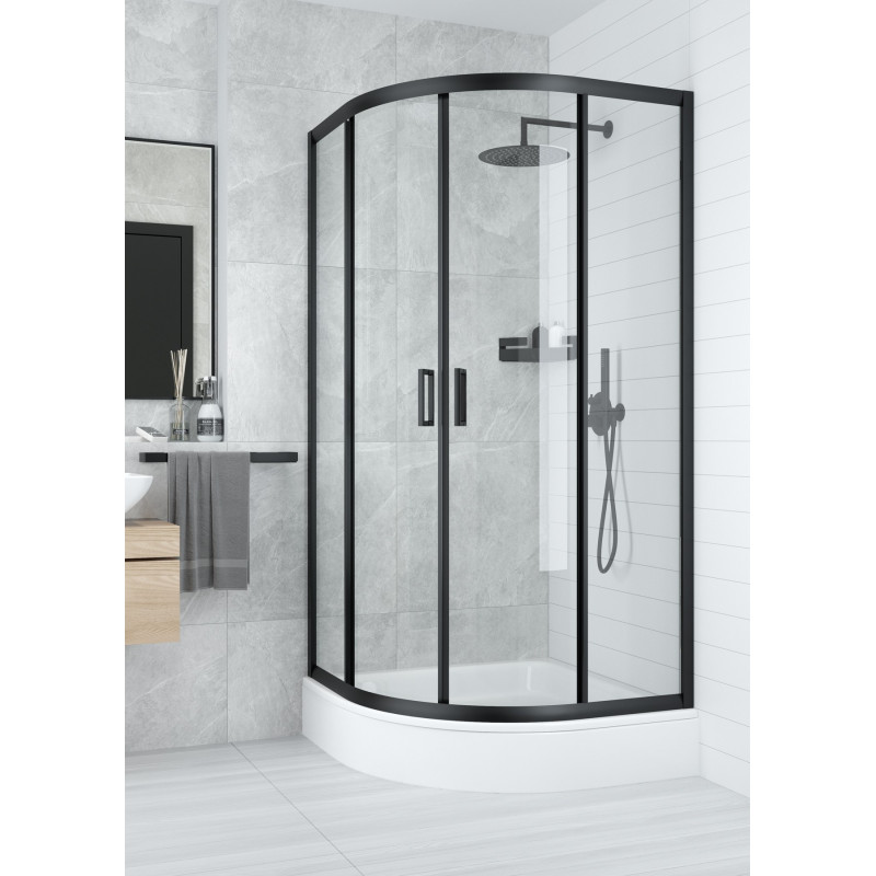 Deante Піддон душовий Plus II акриловий, напівкруглий, 90см, білий (KTU_031B)