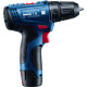 BOSCH Шурупокрут-дриль акумуляторний GSR 120-LI 12В 2х2А·год 14·30Нм 0-400·0-1500об·хв 2.5кг (06019G8002)