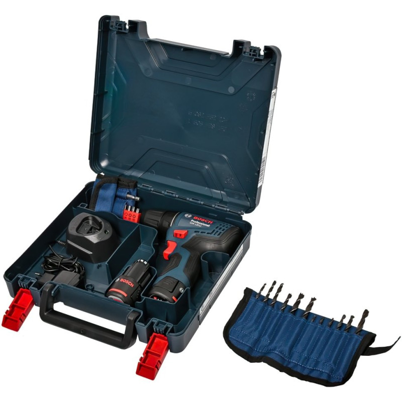 BOSCH Шурупокрут-дриль акумуляторний GSR 120-LI 12В 2х2А·год 14·30Нм 0-400·0-1500об·хв 2.5кг (06019G8002)