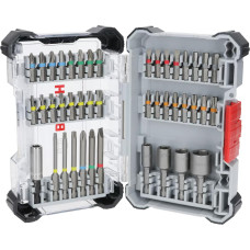 BOSCH Біти Extra Hard Screwdriver Bit Set, набір 46шт, магнітний бітотримач, PH,PZ,T, SL, HEX, кейс (2607017723)