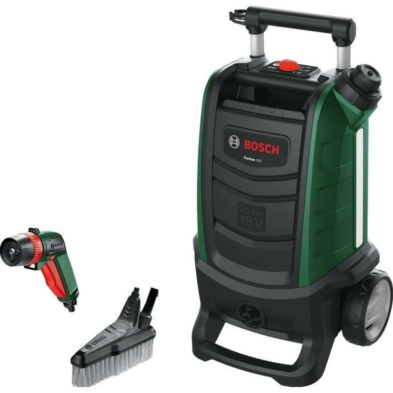 BOSCH Мінімийка акумуляторна Fontus 18V 18В20бар 386л/год 7.5кг без АКБ і ЗП (06008B6102)